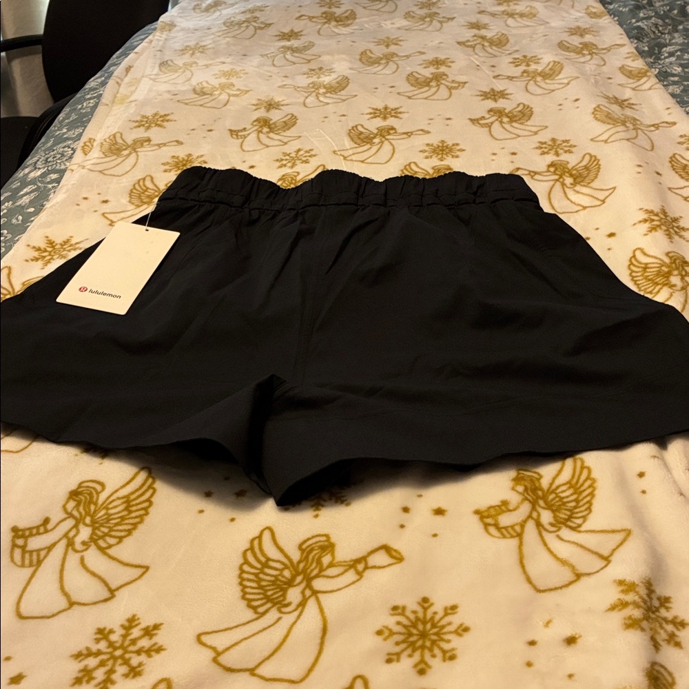 NWT Lululemon Cinchable Waist HR Woven Short 3.5” 🆕 Black - Picture 6 of 9